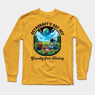 Astronaut's Day off - Picnic Holiday Long Sleeve T-Shirt